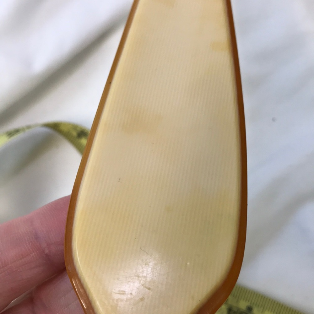 Vintage Beveled Hand Held Mirror & Brush ~ 1950’s - Picture 13 of 14